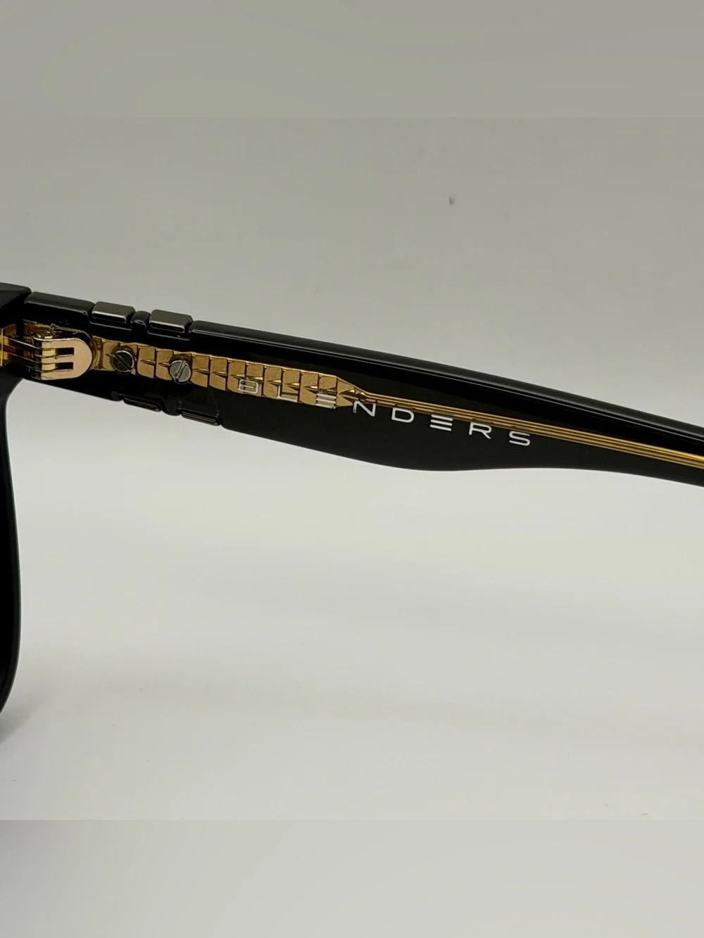 Men's Square Black Sunglasses with Dark Green Lenses